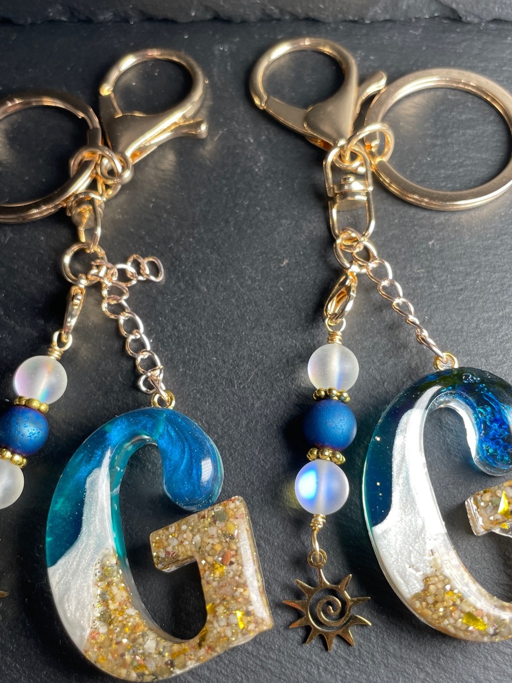 RESERVED Artisan Beach Side Keychains - Picture 3 of 7